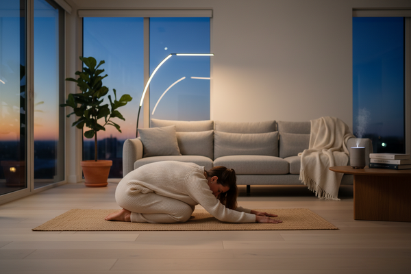 Abendroutinen helfen, den Schlaf zu stabilisieren und die Erholung im Alltag zu verbessern – Artikel im FitStart Health Ratgeber.