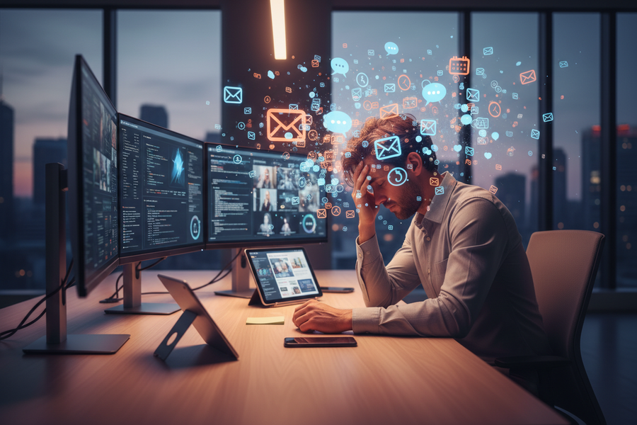 Stress im modernen Alltag entsteht oft durch dauerhafte mentale Belastung – Artikel im FitStart Health Ratgeber.