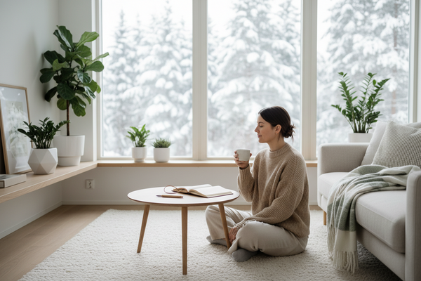 Ein ruhiger Alltag kann helfen, Stress zu reduzieren und mentale Energie zu stabilisieren – Artikel im FitStart Health Ratgeber.
